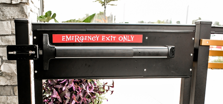 emergency push bar installation in Huntington Park