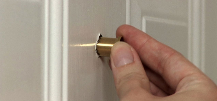 peephole door repair in Huntington Park